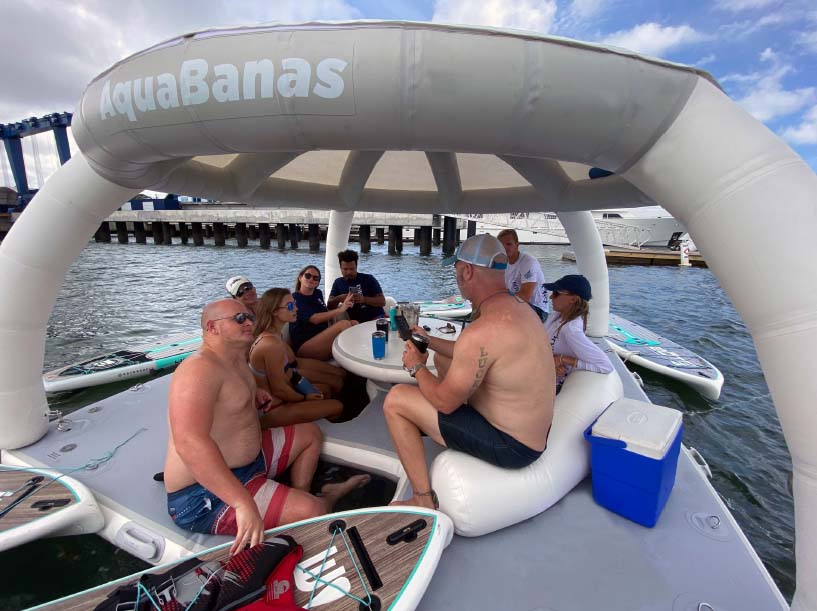 AquaBanas Party Bana 2.0 Deck and Tent Set