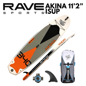 Rave Sports  11'2" Akina Orange Inflatable Paddleboard