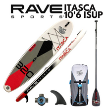 Load image into Gallery viewer, Rave Sports 10&#39;6&quot; Itasca Salmon Red Inflatable Paddleboard