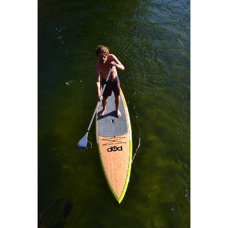 POP Board Co 12'0" Americana Green/Cream/Orange Fiberglass Paddle Board