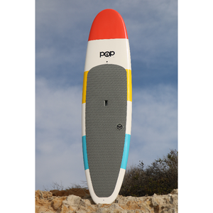 POP Board Co 11'6" Throwback Red/Yellow/Blue Fiberglass SUP