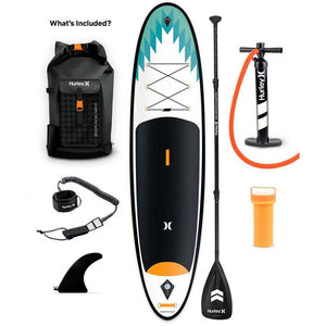 Inflatable Stand Up Paddleboard - Hurley Advantage 10'6" iSUP Outsider HUR-003 kit