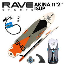 Load image into Gallery viewer, Rave Sports  11&#39;2&quot; Akina Orange Inflatable Paddleboard