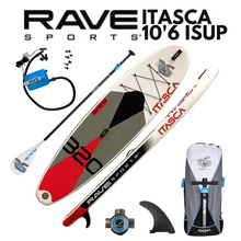 Load image into Gallery viewer, Rave Sports 10&#39;6&quot; Itasca Salmon Red Inflatable Paddleboard