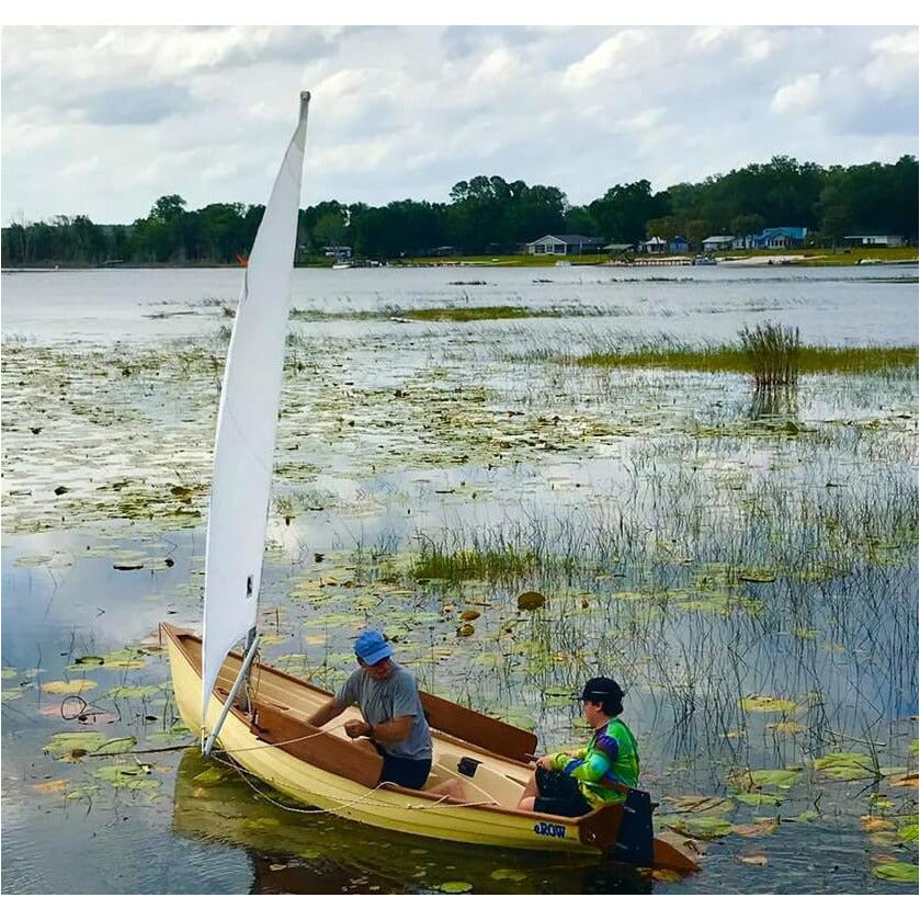 Little River Marine Heritage 12 Carbon Single Rowboat with Sail