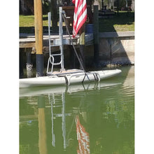 Load image into Gallery viewer, Kayak Dock Accessories - Seahorse Docking Floating Boarding Ladder attached to a fixed dock