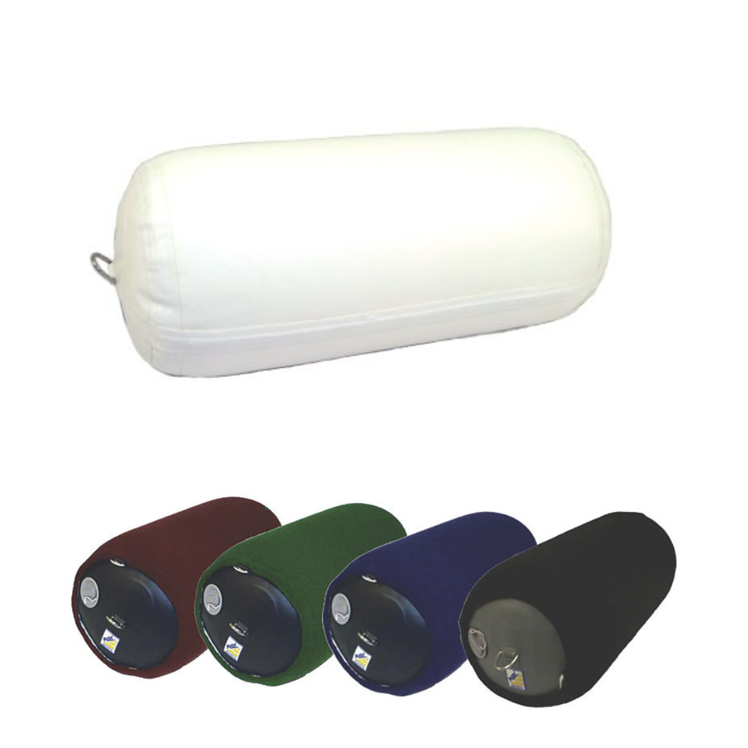 Aeré 4' Diameter Inflatable Fenders with Aeré 4' Fenda-Sox