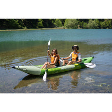 Load image into Gallery viewer, Inflatable Kayak -Man and woman kayaking with the New 2022 Aqua Marina Betta 13&#39;6&quot; (412cm) Recreational Inflatable 2 Person Kayak BE-412-22 