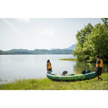 Load image into Gallery viewer, Inflatable Kayak - Man and Woman carrying the Aqua Marina Ripple 12&#39;2&quot; Recreational Inflatable Kayak RI-370 3-Person 2022