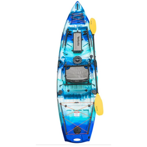 Kayak - Van Hunks Mahi Mahi Fin Drive Fishing Kayak Oceana Blue