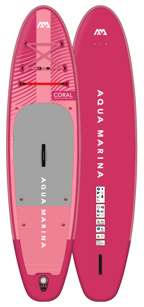 Aqua Marina 2023 Coral 10'2" Inflatable Paddle Board iSUP BT-23COPR