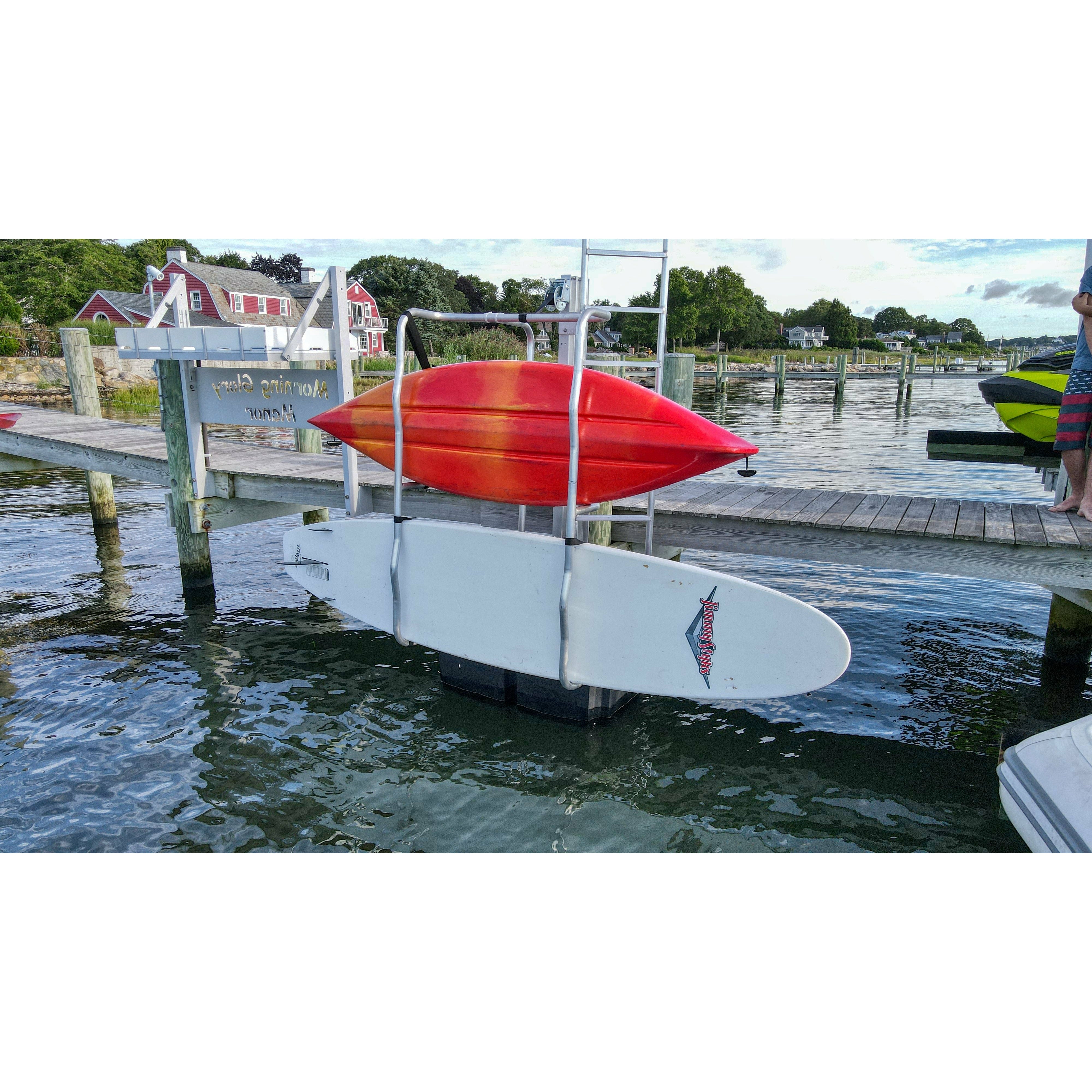 Seahorse Fixed Dock Double Kayak Launch