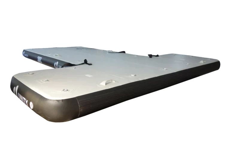 SeaRaft M-shape Deluxe Jet Ski dock- Square Teak Deck 950