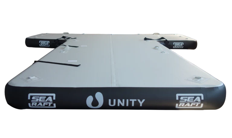 SeaRaft M-shape Deluxe Jet Ski dock- Square Teak Deck 950