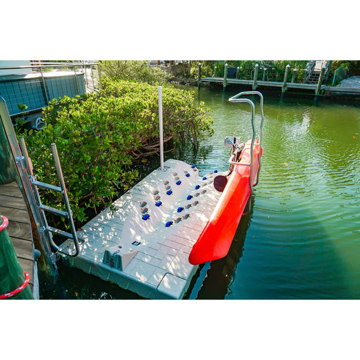 Kayak Dock - Seahorse Docking Floating Dock Double Kayak Launch And Stow