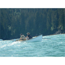 Load image into Gallery viewer, Man and woman rowing on a not so calm water with the Little River Marine Legacy 5M Adventure Craft