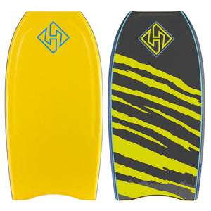 Hubboards Hubb Edition PP HD - Crescent Tail  Tangerine Deck and Graphite Slick with Safety Stripes