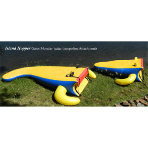 Island Hopper 15′ Gator Water Park attachments 