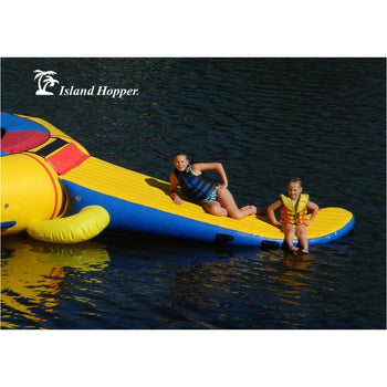 2 Kids in Island Hopper Gator Monster Tail