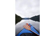 Load image into Gallery viewer, Merrimack Canoes Gunflint Canoe Paddle on top of canoe