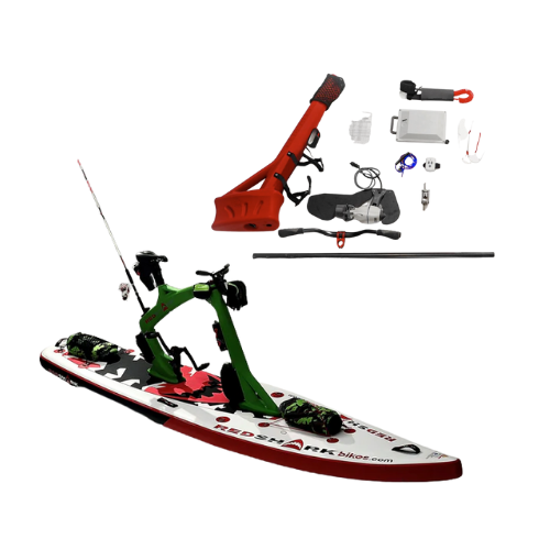 Red Shark Bike Surf Adventure Water Bike With The Scooter Kit