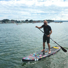Load image into Gallery viewer, Inflatable Stand Up Paddleboard - Man paddling with the Hurley PhantomTour 10&#39;6&quot; iSUP Color-Wave HUR-002 