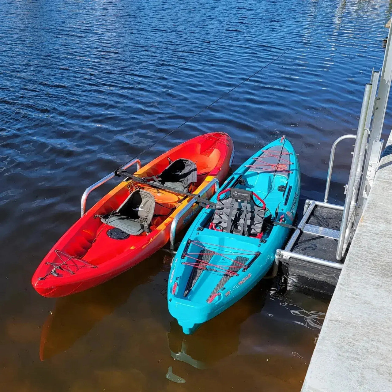 Seahorse Fixed Dock Double Kayak Launch