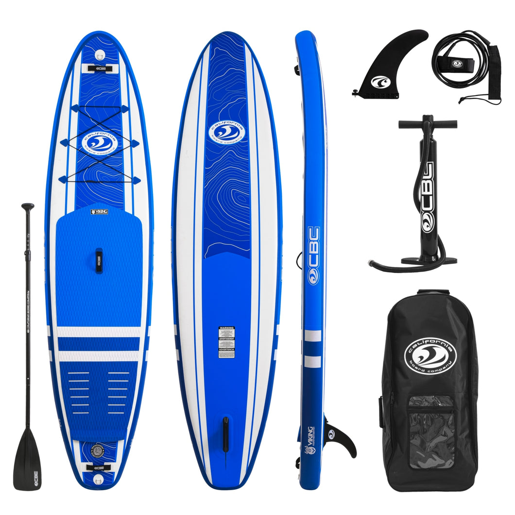 Inflatable Stand Up Paddleboard - California Board Company Viking iSUP complete set