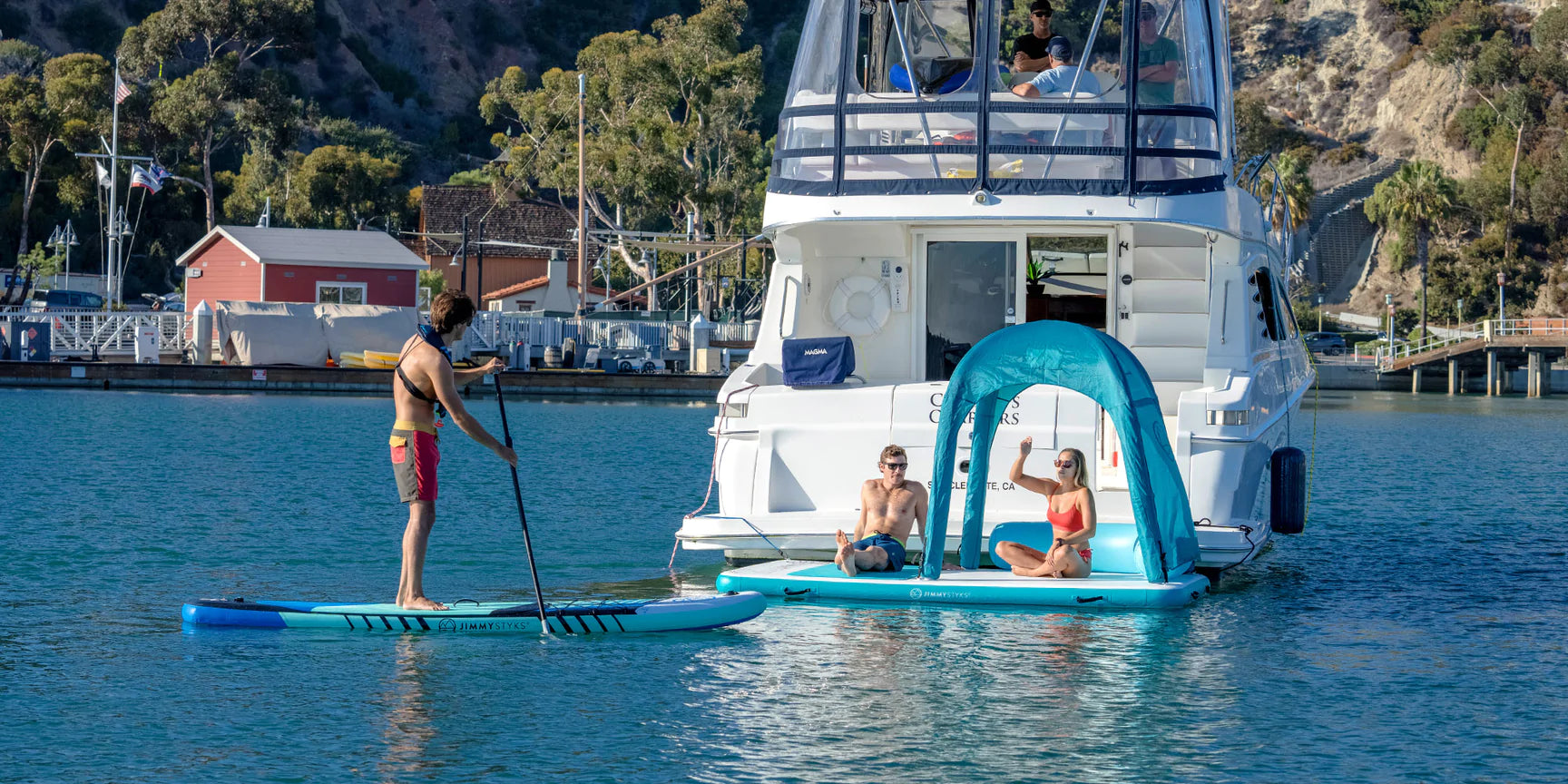 Jimmy Styks 10' Water Mat (with Detachable Canopy)