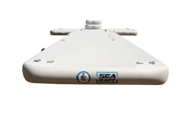 SeaRaft M-shape Deluxe Jet Ski dock- Square Teak Deck 950