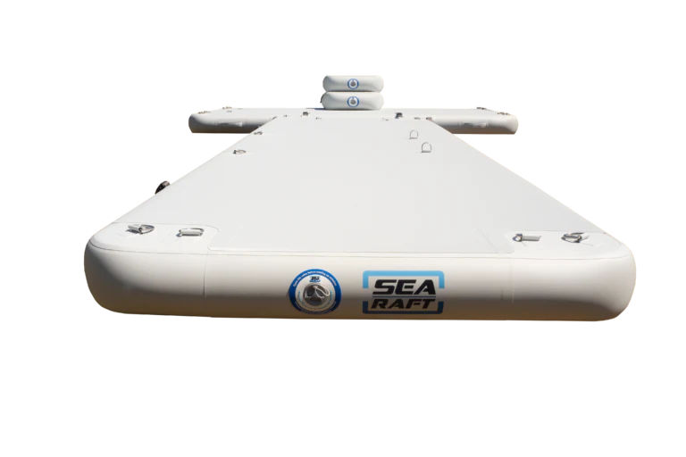 SeaRaft M-shape Start Jet Ski dock- Square Teak Deck 600