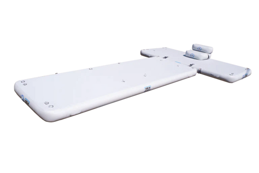 SeaRaft M-shape Deluxe Jet Ski dock- Square Teak Deck 950