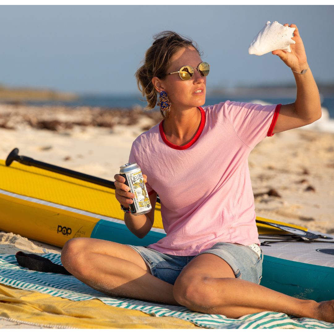 POP Board Co 11'0" The POP Up Yellow/ Turquoise Stand Up Paddle Board