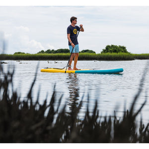 POP Board Co 11'0" The POP Up Yellow/ Turquoise Stand Up Paddle Board