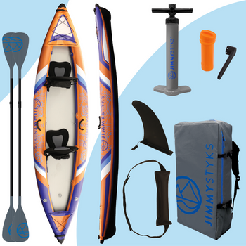 Jimmy Styks Nomad II 2 Person Hybrid Kayak Package