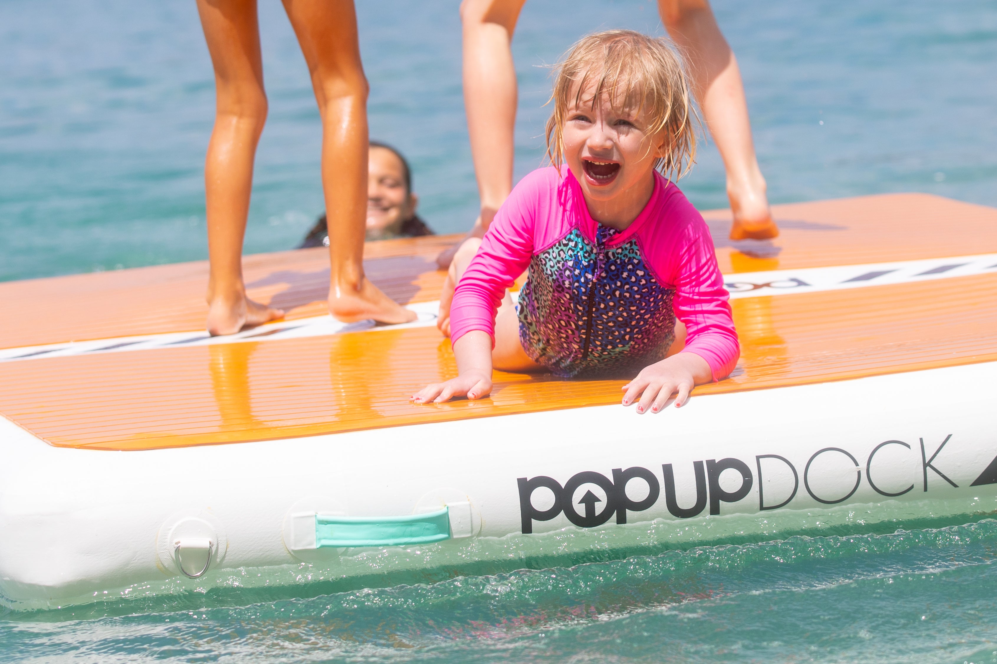 POP UP DOCK Inflatable Platform 8' x 7' x 8"