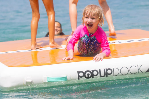 POP Board Co Pop Up DOCK Inflatable Platform 8' x 7' x 8"