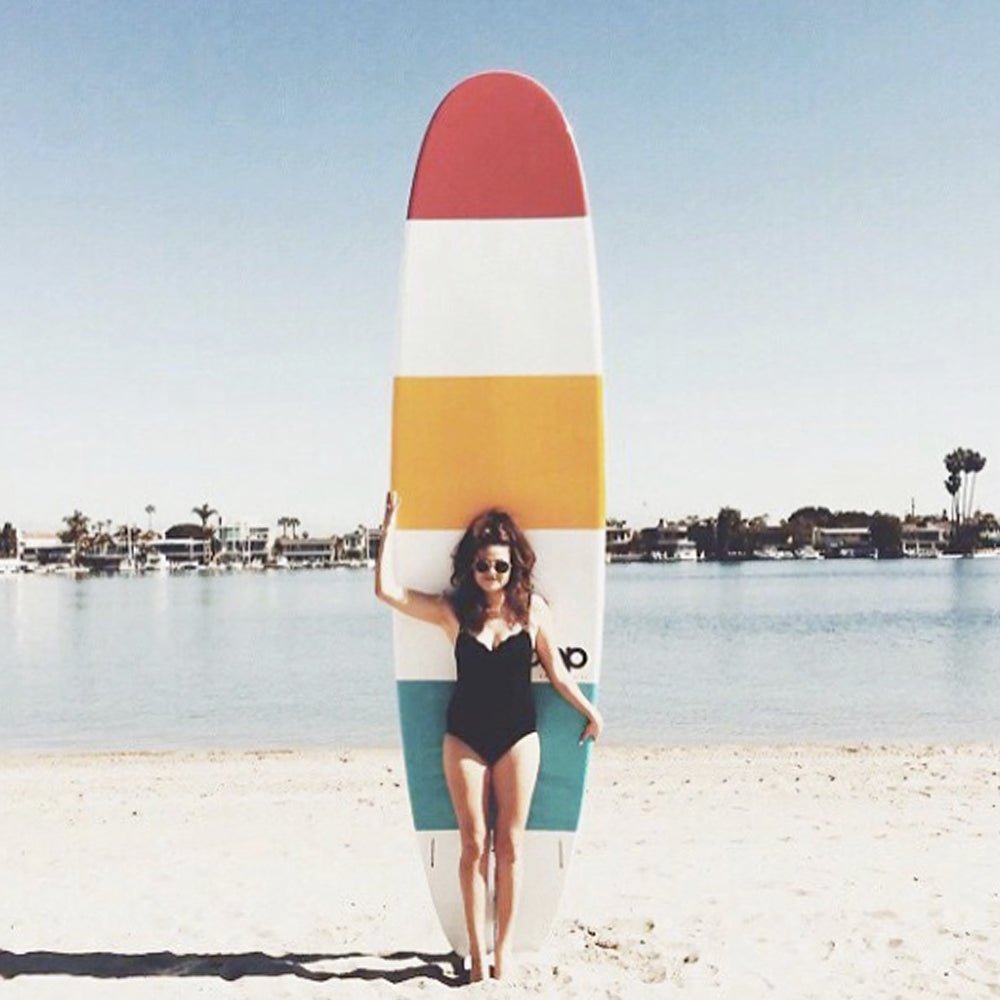 POP Board Co 11'6" Throwback Red/Yellow/Blue Fiberglass SUP