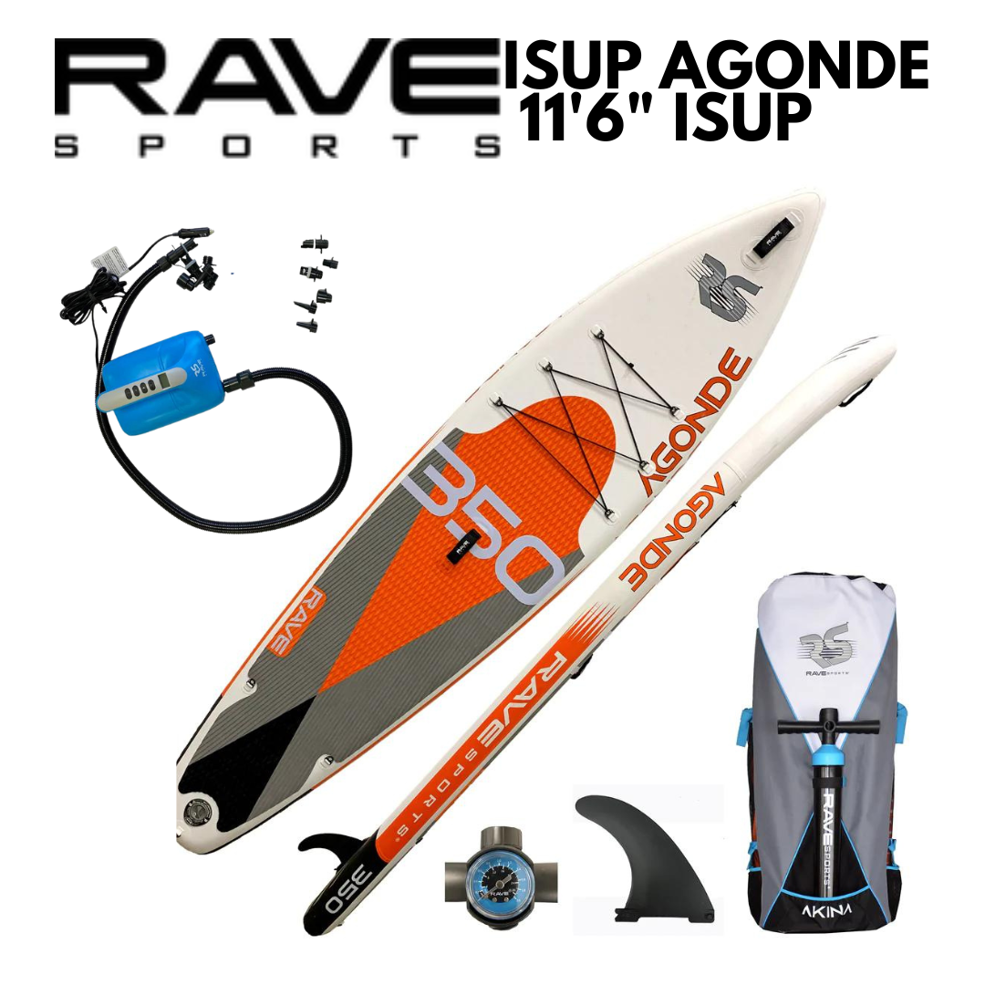 Rave Sports 11'6" Agonde 350 Orange