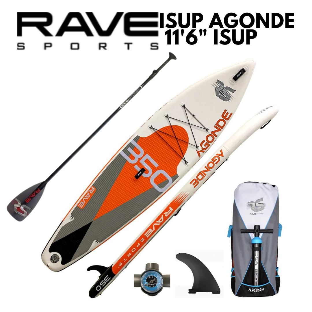 Rave Sports 11'6" Agonde 350 Orange
