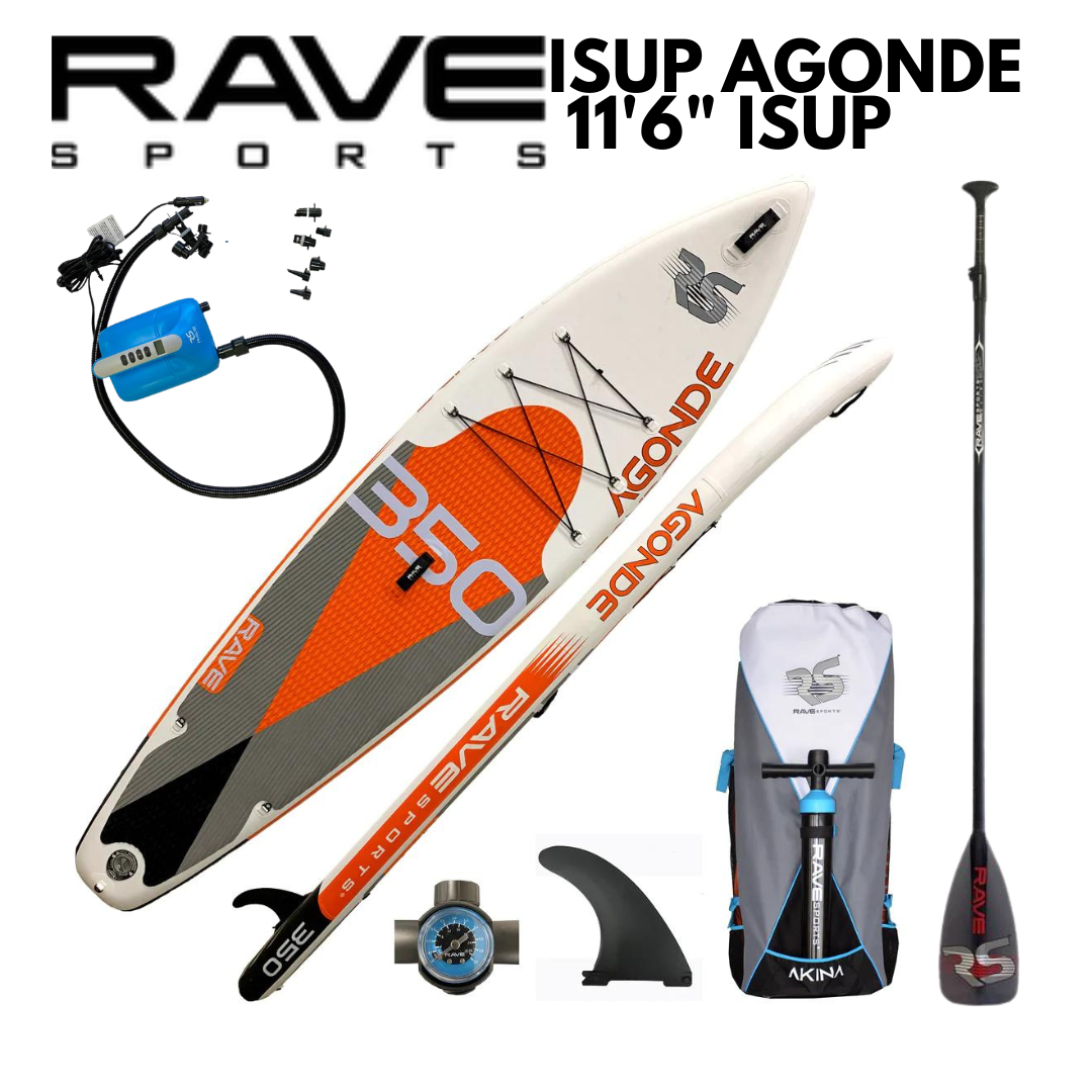 Rave Sports 11'6" Agonde 350 Orange