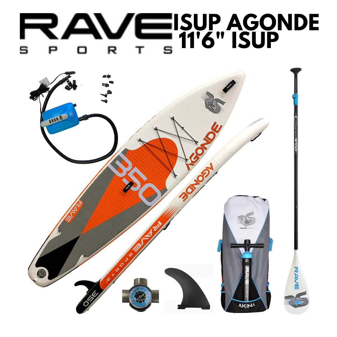Rave Sports 11'6" Agonde 350 Orange