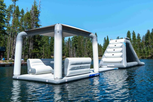 Aquaglide Lakefront Mini Park 4 Inflatable Water Park