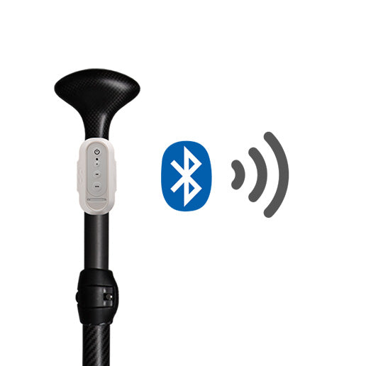 SippaBoard Remote Drive Attached to A Paddle.