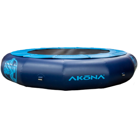 Akona Exuma Bouncer 20' Bounce Platform side and top view