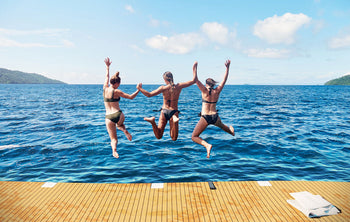 SeaRaft 675 The Original Teak Deck anti-skid Inflatable Platform