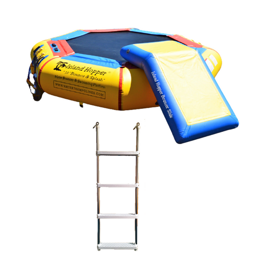 Island Hopper 10’ Bounce and Splash Padded Water Bouncer