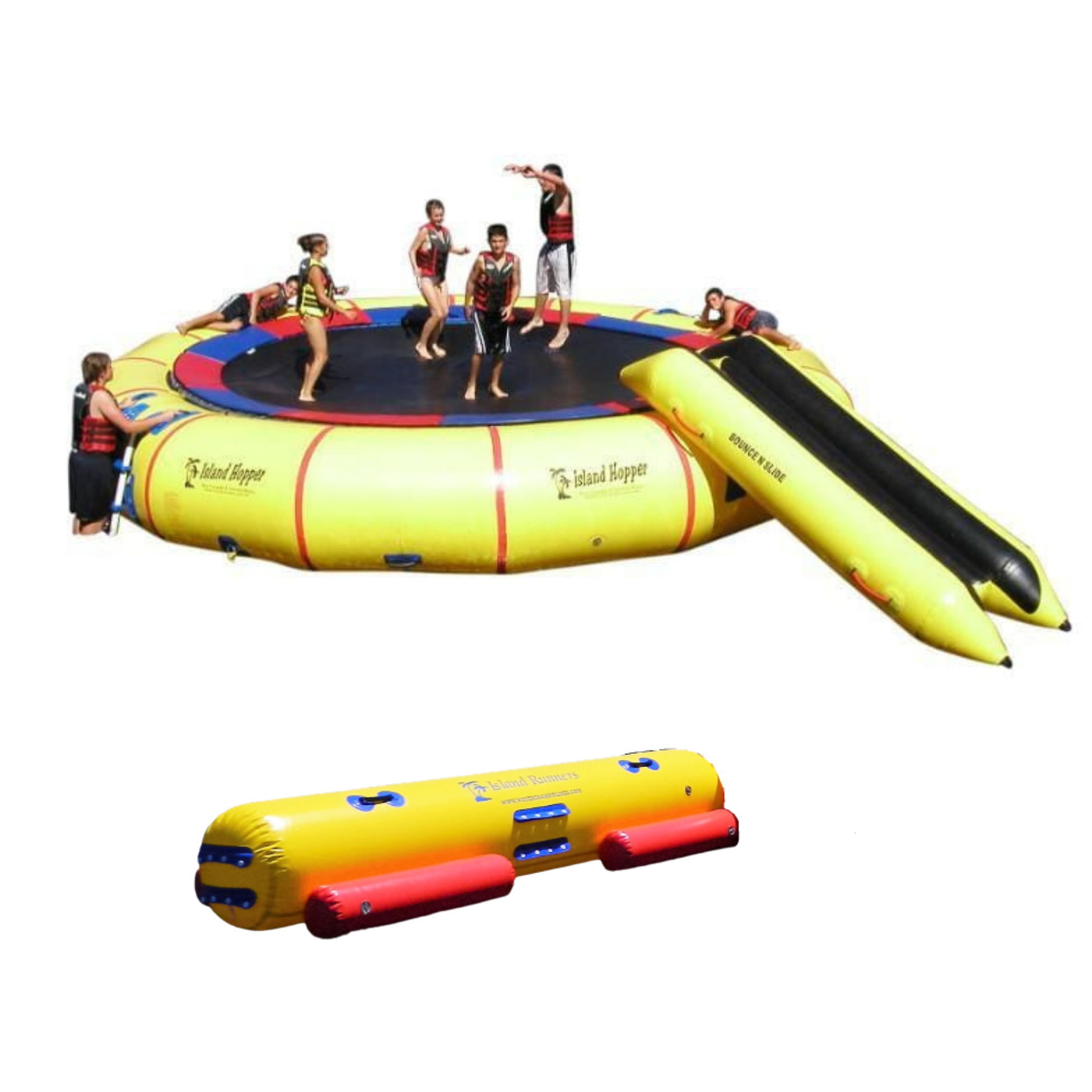 Island Hopper 25' Giant Jump Water Trampoline 25PVCTUBE
