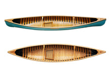 Load image into Gallery viewer, Merrimack Canoes Solitaire 11&#39;9&quot; Solo Canoe top and side view
