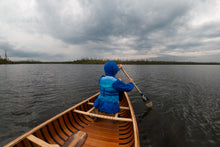 Load image into Gallery viewer, Man riding the Merrimack Canoes Tennessean 14&#39;6&quot; Canoe